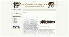 Desktop Screenshot of guertelnachmass.de